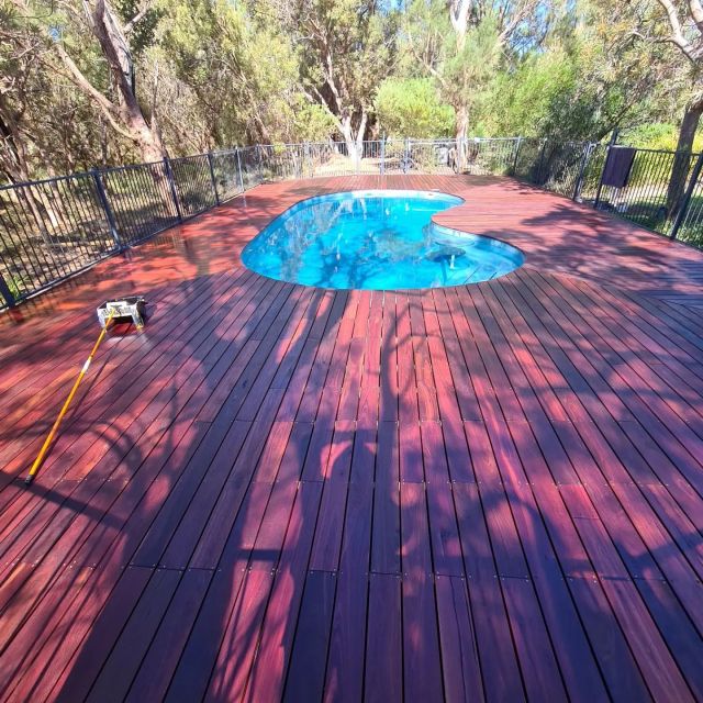 Classy deck oil painting finish